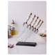 thumbnail image 4 of Set De 6 Cuchillos Juego Cuchillos Cocina Acero Inoxidable Blanco, 4 of 5