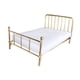 thumbnail image 3 of Cama Para Casa De Muñecas A Escala 1/12 Cama En Miniatura Para Casa De Muñecas Para Decoración De Dormitorio Con Micropaisaje Dorado, 3 of 5