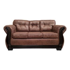 América Decora - Sofá Con Resorte Estructural 3 Personas Taurus Envejecido Terracota