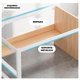 thumbnail image 3 of Escritorio Mueble Oficina Madera 120 cm con Cajones y Repisa Moderno, 3 of 6