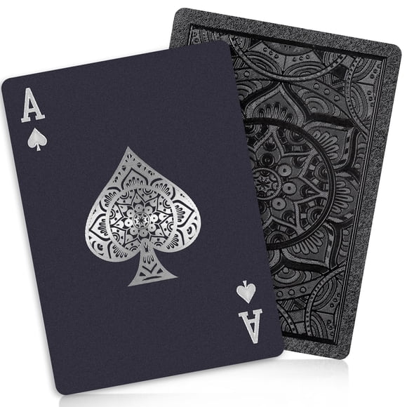 Cartas De Juego Paquete De 4 Barajas De Plástico Impermeables