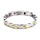 thumbnail image 1 of 1pc Colorful Snake Print Titanium Steel Magnetic Bracelet with Magnetic Dot Decoration - Fashionable and Functional Hand Chain, 1 of 5