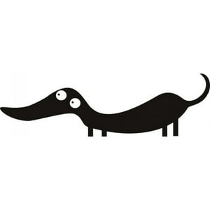 Rienda Libre Graphics - Decomural Sausage Dog Ws-15691