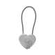 thumbnail image 2 of Love Lock Candado De Corazón Candado Pequeño De Metal En Forma De Corazón Para El Día De San Valentín Gris, 2 of 3