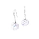 thumbnail image 1 of Aros Lucia Plata Italiana 925 y Cristal Genuino Aurora Boreal, 1 of 4