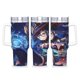 thumbnail image 1 of Genshin Impact: Mona Chica Anime Vaso aislado de acero inoxidable con asa, diseño temático, regalo para familia, amigos y fans; incluye pajita y encaja en el portavasos estándar, 40 oz, 1 of 6