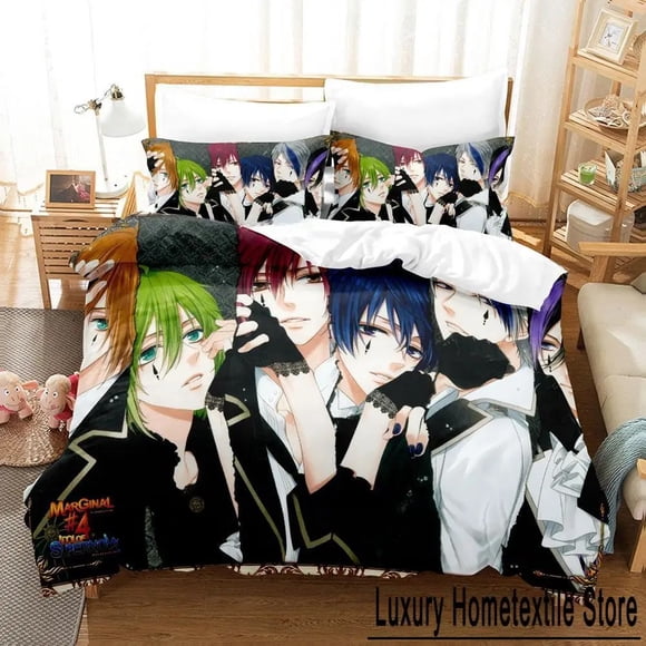 Marginal#4 Kiss kara Tsukuru Big Bang Bedding Set three-piece set Adult Kid Bedroom Duvet cover Sets Bed Sheets