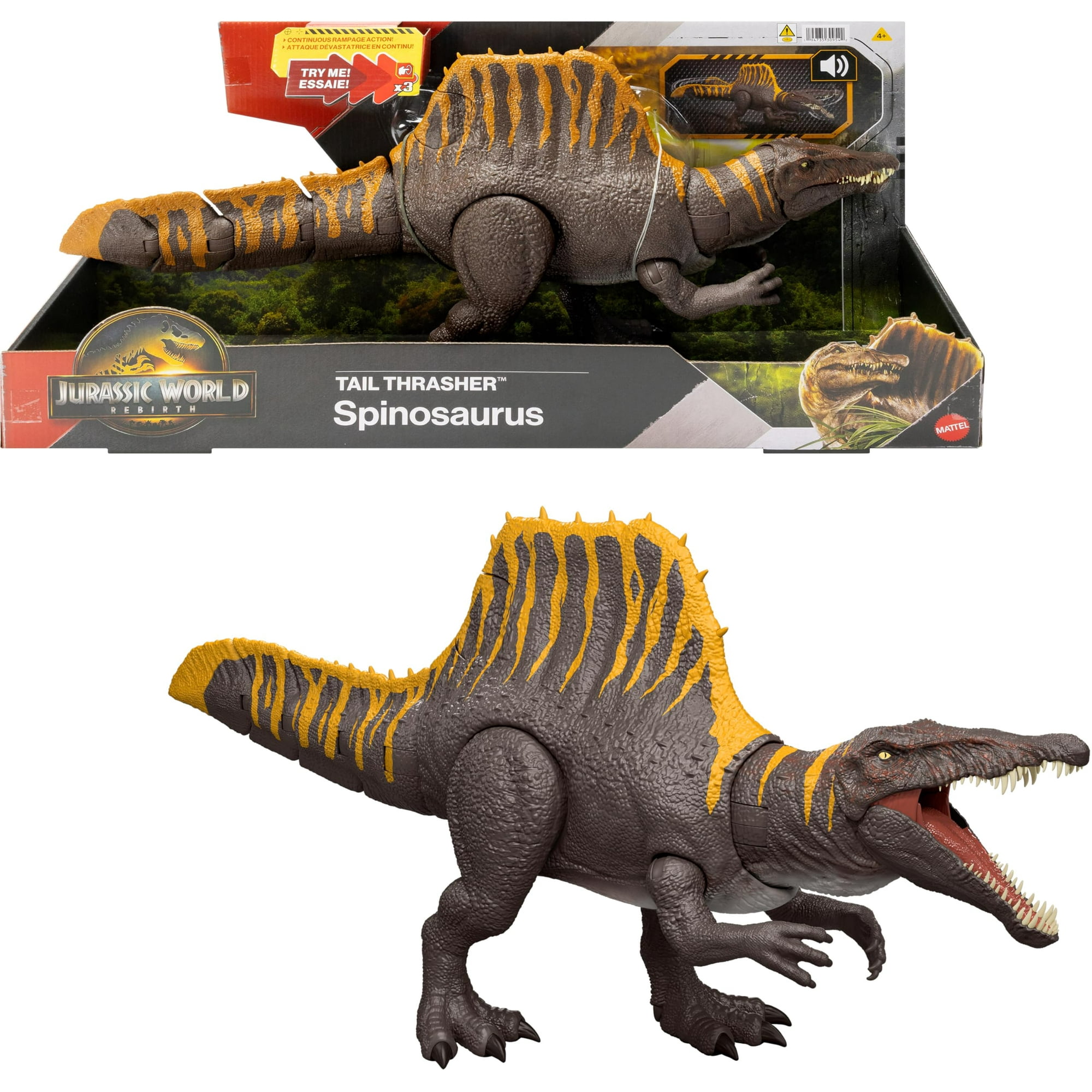 Dinosaurio De Juguete Mattel Jurassic World Rebirth Spinosaurus