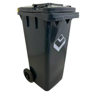 Lorenzini - Contenedor Basurero 120 Lts Gris Con Tapa/Rueda