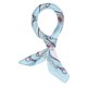 thumbnail image 2 of INSPIRE CHIC Bufanda Cuadrada de Seda 100% para Mujer Estampado Floral Vintage Pañuelo para Cuello y Cabeza Lujoso Envoltura para el Cabello 21 5/8 x 21 5/8‘’ Cadenas Azul Claro, 2 of 5