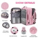 thumbnail image 4 of Mochila Rcrirth 40 L Rosa para Viajar con Portátil de 17 pulg., 4 of 6