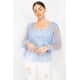 thumbnail image 1 of Top Peplum De Crochet De Malla Transparente S, 1 of 22