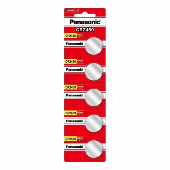 Pila Panasonic Litio CR-2450 x5 Piezas