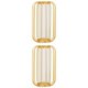 thumbnail image 1 of 2x Florero Nórdico Florero De Vidrio Dorado De Hierro Para La Decoración Del Estante De La Oficina En El Hogar, 1 of 5