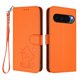 thumbnail image 1 of Funda de Gato tipo Libro para Google Pixel 9 Pro XL 5G, Naranja, 1 of 6