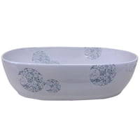 Domsa - Lavamanos Sobreponer Ovalado Violeta 56X40X15 Cm