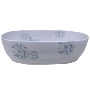 Domsa - Lavamanos Sobreponer Ovalado Violeta 56X40X15 Cm