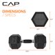thumbnail image 4 of Mancuerna CAP Barbell Recubierta 35 kg con Agarre Acolchonado, 4 of 6