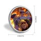 thumbnail image 2 of El bebé jefe niña blanca-Theme Round Button Badge: Premium Metal Construction, Ideal for High-End Events 2.8 cm, 2 of 6