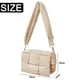 thumbnail image 4 of Bolso de mano acolchado para mujer, bolso acolchado, bolso de hombro acolchado, bolso de mano tejido de nailon, bolso bandolera de diseñador, bolso de plumas para mujer, 4 of 6