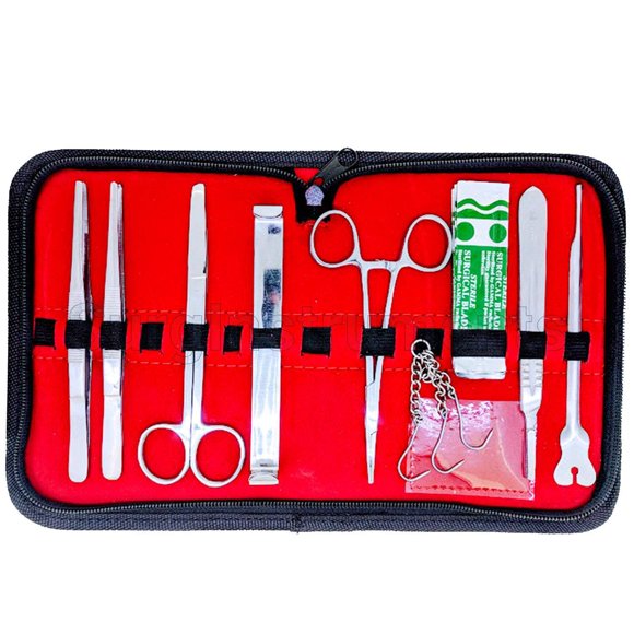 Kit de disección Surgical Online Anatomy Student, 11 unidades con funda