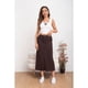 thumbnail image 3 of Falda Larga Mujer Cotelé Full Elasticada Moda 0122, 3 of 4