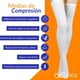 thumbnail image 3 of Medias Antiembolicas Compresion Cranberry blanco L, 3 of 8