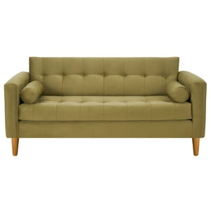 Bodevir - Sofa Retro 3C Felpa 04 Verde Musgo