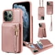 thumbnail image 1 of Stylish & Secure Wallet Case for iPhone 14/13/12/11 Pro Max/XR/XS Max/SE 2020 - RFID Credit Cards Holder, Zipper Leather Case With Wrist Strap & Handbag Case, 1 of 3