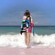 thumbnail image 2 of Bulldog Francés Toalla de playa de secado rápido con diseño temático, regalo para mujeres y niñas, ideal para cumpleaños, fans, amantes de la música, uso en la playa o al aire libre, 78 × 150 cm, 2 of 6