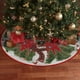 thumbnail image 2 of Falda para árbol de Navidad AVOIN colorlife Cardinals Cedar Snowman, 2 of 3