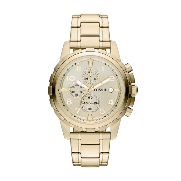 Reloj Fossil Dean FS4867IE de acero inoxidable dorado para hombre