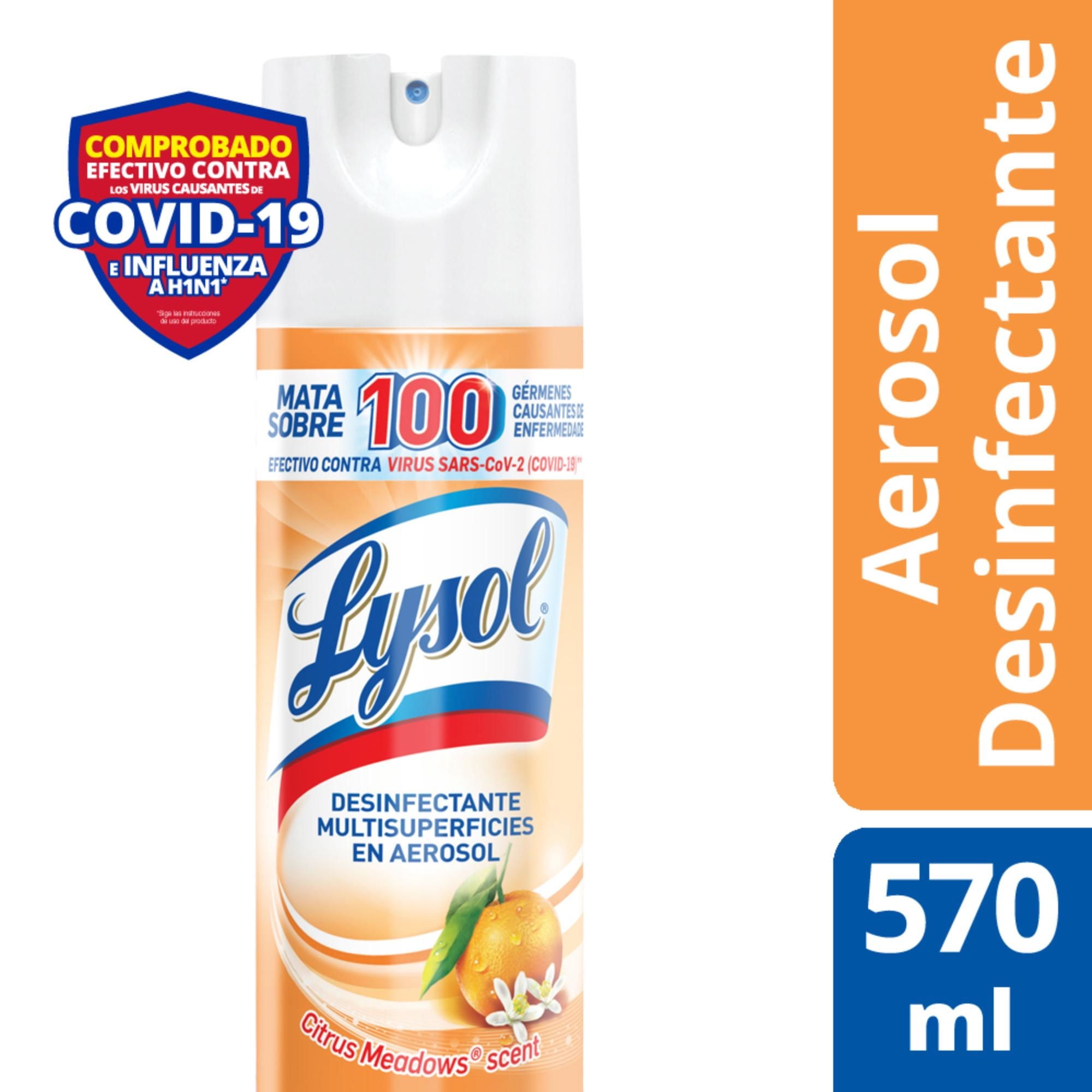 Lysol - Desinfectante Aerosol Citrus Bonus.