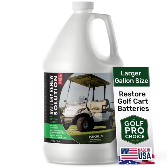 Battery Renew Solution Samorillo, batería para carrito de golf, 1 galón