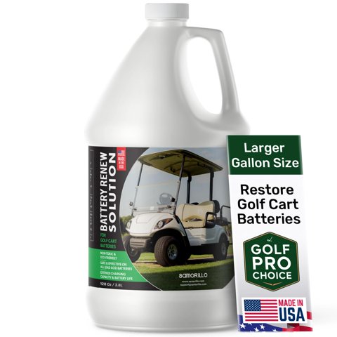 Battery Renew Solution Samorillo, Batería Para Carrito De Golf, 1 Galón