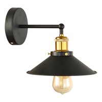 Genérico - Lámpara Pared Nórdica Industrial Decorativa Negra Cobre Jhn