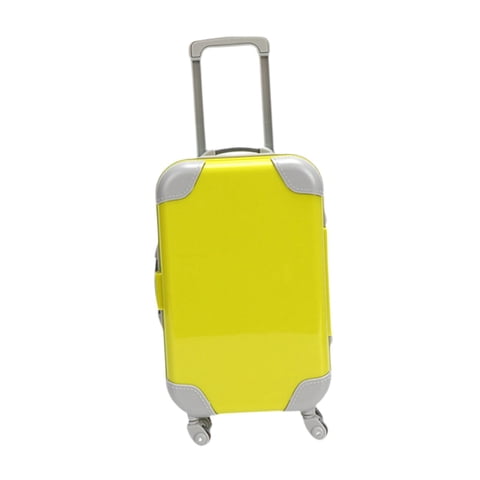 Bothyi - Accesorios Para Muñecas, Maleta, Juguete En Miniatura Para Niña, Muñeca De Cumpleaños, Juguete Para Niños, Amarillo