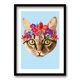 thumbnail image 1 of Cuadro Frida Cat 50x35cms, 1 of 1