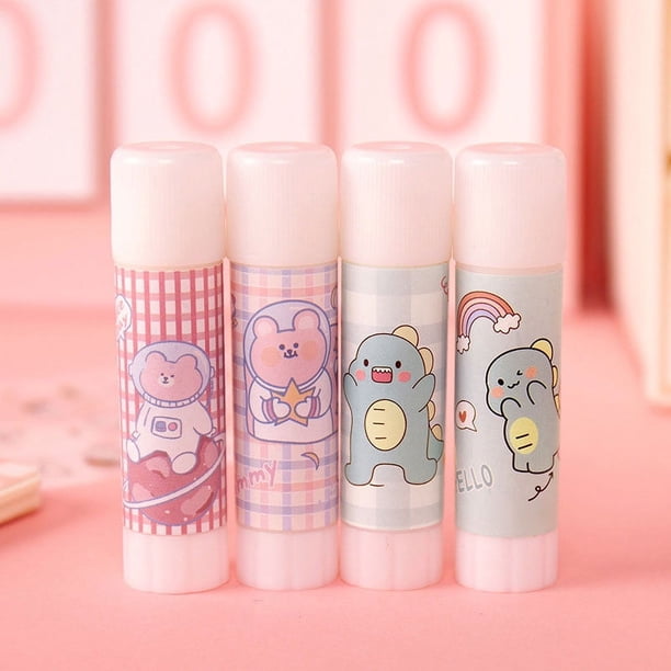 4pcs Solid Glue Stick - Perfect for Office Stationery Needs!