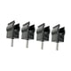 thumbnail image 2 of Hebillas Para Mesa De Carro Plegable De Camping De 4 Piezas, Hebillas Negras Para Tarjeta De Carro De Comestibles, Forma Redonda, 2 of 5