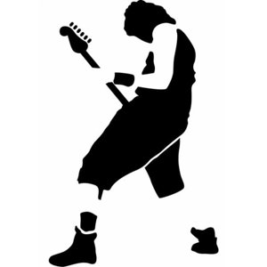 Rienda Libre Graphics - Decomural Guitarist Rock Music Ws-18280