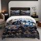 thumbnail image 1 of S.W.A.T. TV Series Collage Poster Pattern Three-Piece Set Soft and Comfortable Bedding Set, 1 of 5
