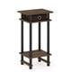 thumbnail image 5 of Mesa auxiliar alta Turn-N-Tube de Furinno, Columbia Walnut/Black, 5 of 6