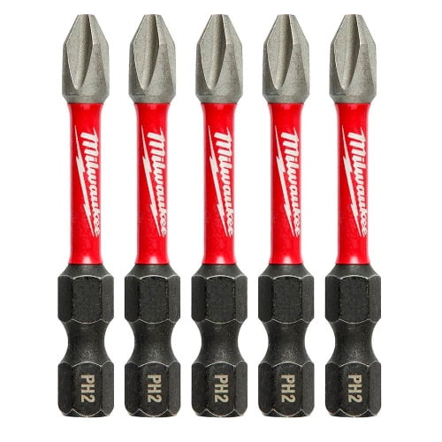 Milwaukee - Display De 5 Puntas Phillips De Impacto Ph2 X 50mm