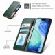 thumbnail image 5 of Funda tipo cartera para iPhone 17 Air de piel con cierre magnético, ranuras para tarjetas y correa para la muñeca Verde, 5 of 6
