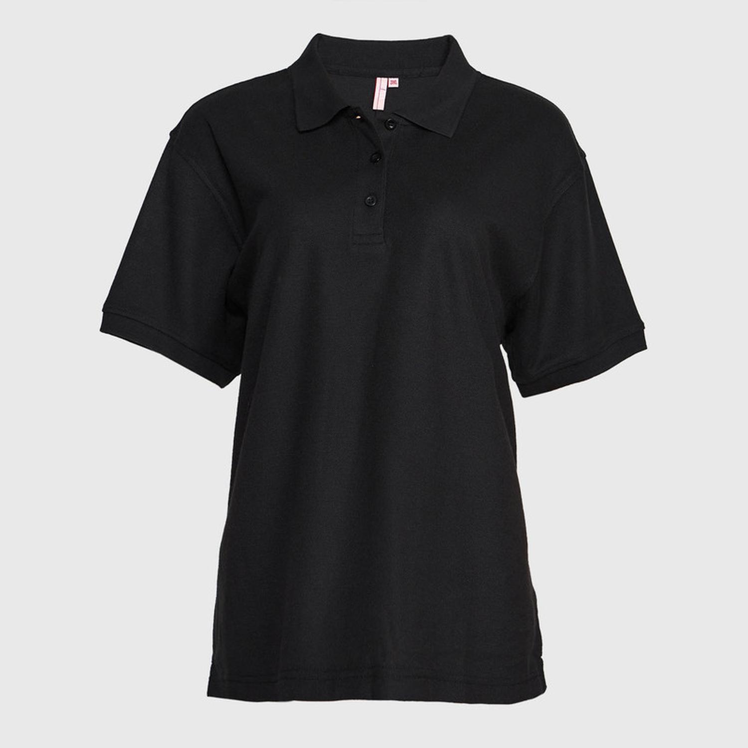 Jayson - Polera Pique Tc Mc Mujer Negro L