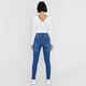 thumbnail image 3 of Jeans Mujer Push Up 3 Botones Azul O Corona, 3 of 5
