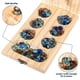 thumbnail image 2 of Juego De Mesa Mancala De Madera Plegable Con Piedras De Cristal, 2 of 7