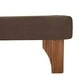 thumbnail image 4 of Base Dividida Cama Europea 2 Plazas 150x190 Cm Chocolate Felpa, 4 of 4