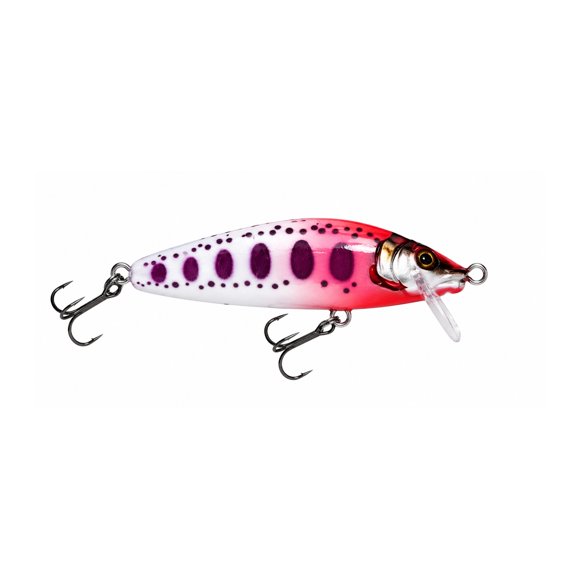 Señuelo Poseidon Minnow 8 g Pink Purple Trout para Trucha y Salmón 2 Anzuelos Triples